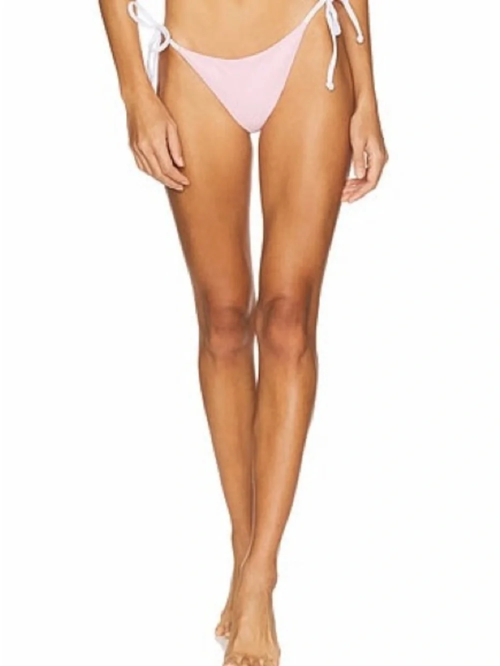 REVOLVE Light Pink Triangle Tie-Side Bikini